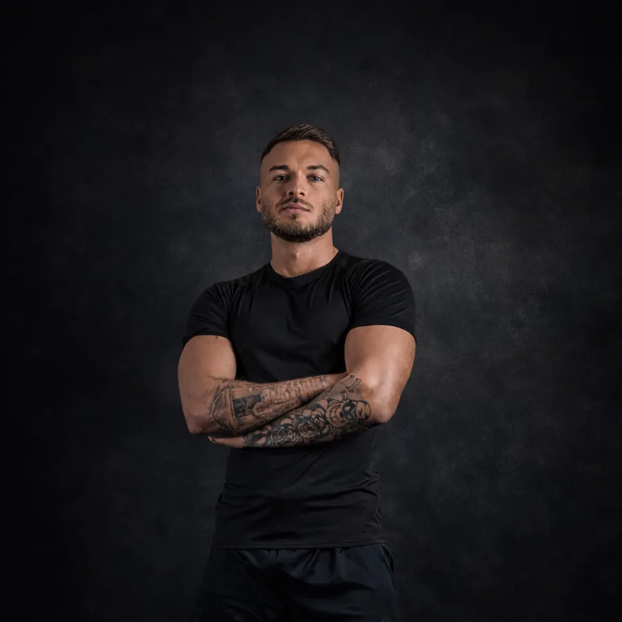 Michał, Talerz i Hantle
