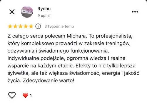 Opinia podopiecznego