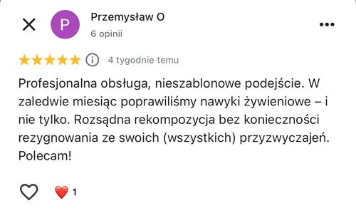 Opinia podopiecznego