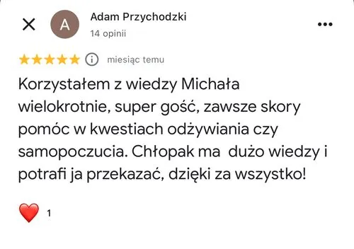 Opinia podopiecznego