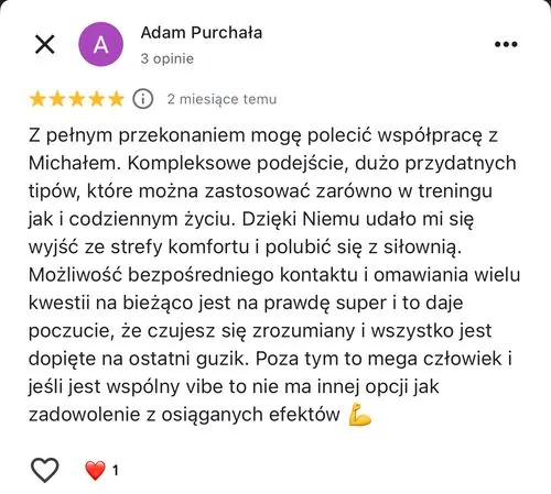 Opinia podopiecznego